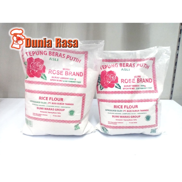 

Ketan-Beras-Tepung- Tepung Beras Rose Brand 500Gr -Tepung-Beras-Ketan.