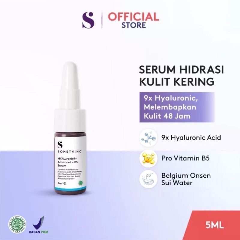 (New) SOMETHINC HYALuronic9 + Advanced + B5 Serum Sample 5ml