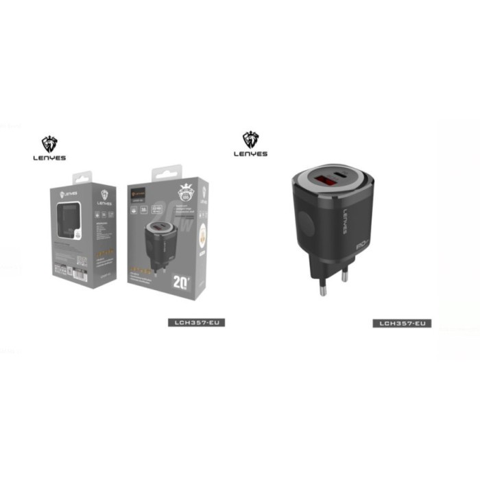 LCH357 Batok Lenyes 20w PD+QC3.0 LCH-357 Charger Grosir