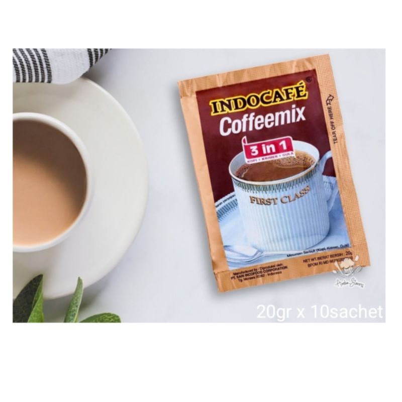 

INDOCAFE COFFEMIX 3in1 RENCENG ISI 10PC 20g