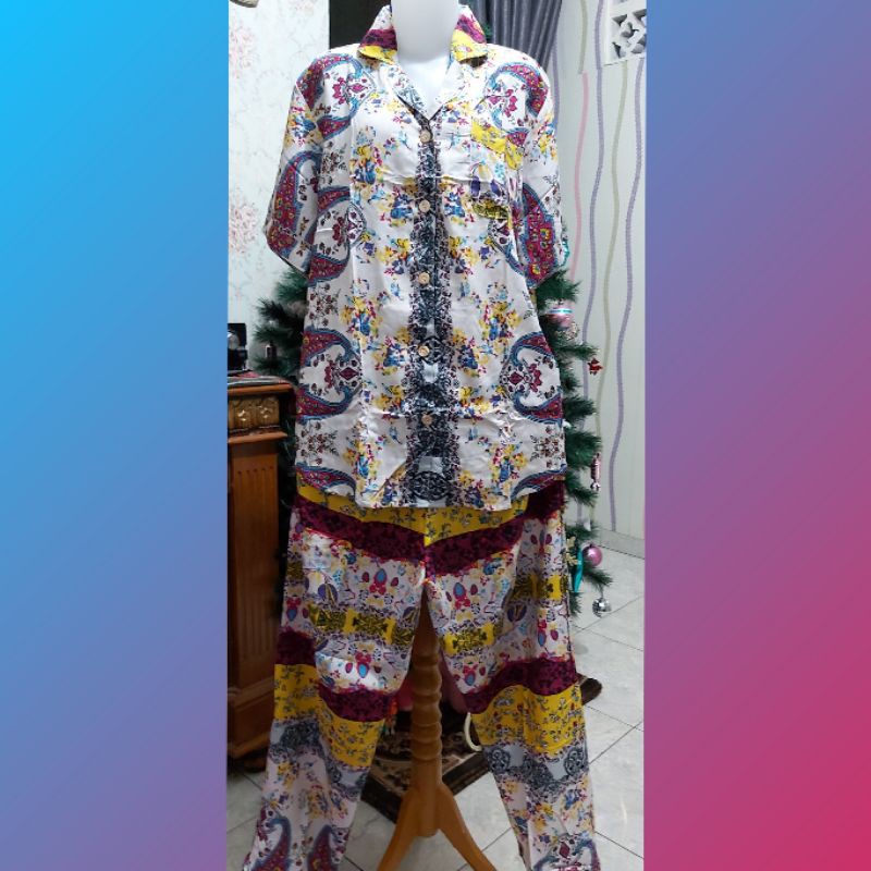 Setelan celana Panjang piyama merk Kartika Batik