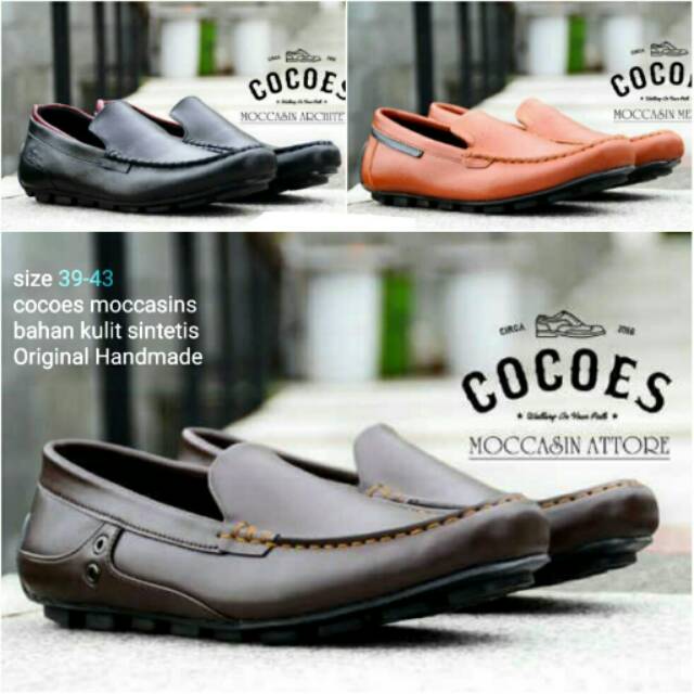 Cocoes Moccasin Sepatu Slop  Pria Galeri Intan