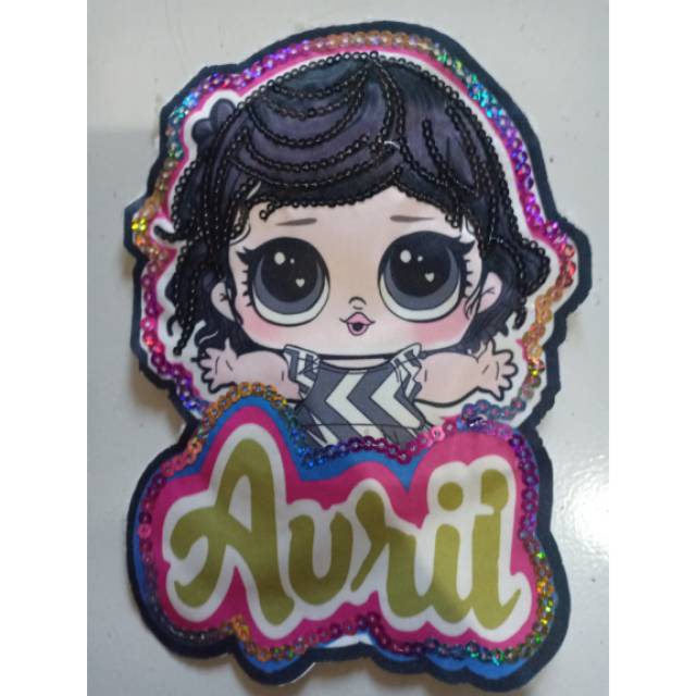 Patch lol aplikasi baju lol avril 20cm