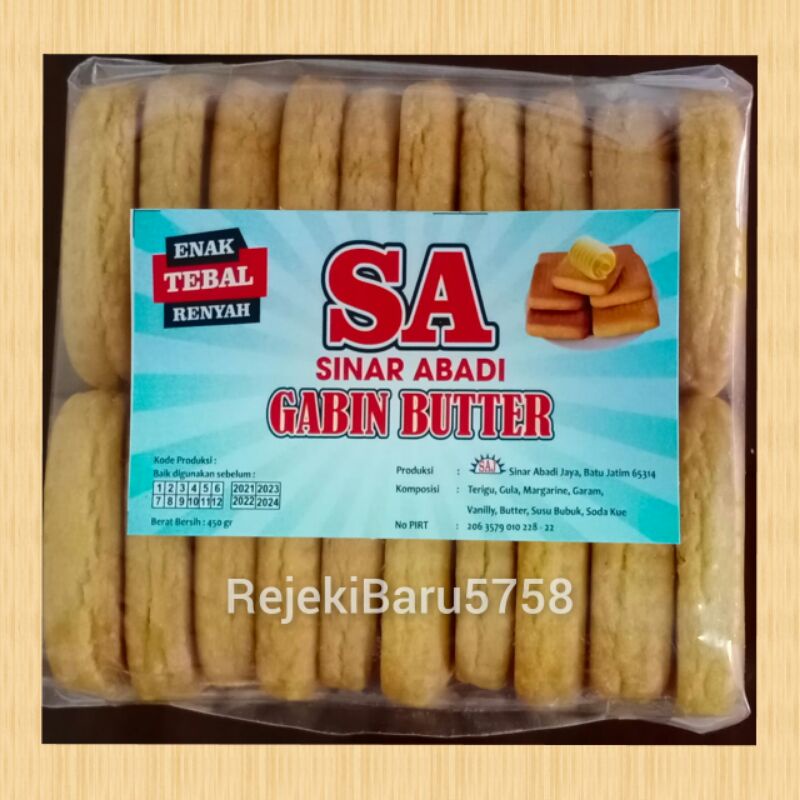 

Kue Biskuit Cabin Gabin Butter SA Mini