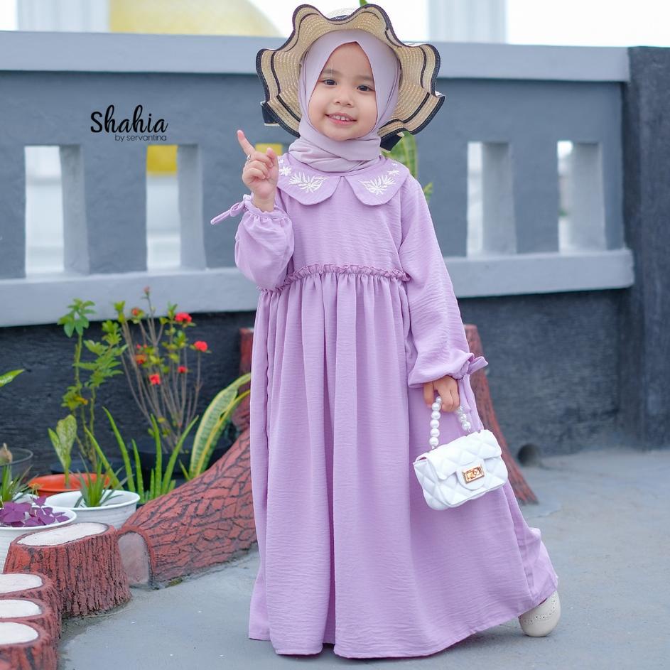 Terbaru.. SHAHIA - Gamis Anak Perempuan Melinda Dress