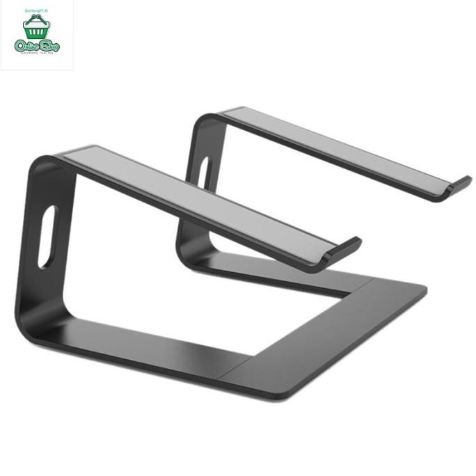 Rz771 Braket Stand Holder Laptop Bahan Aluminum Alloy Karet Anti Slip Kindiderma_Store
