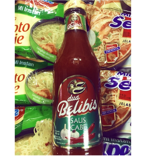 

Dua Belibis saus cabe botol 340ml