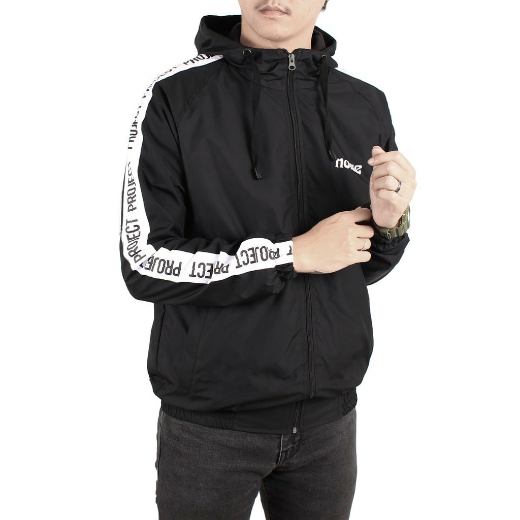 Jaket Parasut Hoodie Pria Jaket Waterproof Pria Jaket Outdoor Pria