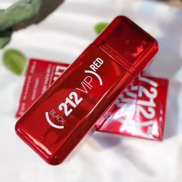 PARFUM ORIGINAL CAROLINA HERRERA 212 VIP MEN BLACK RED (men) REJECT/TESTER Original Product