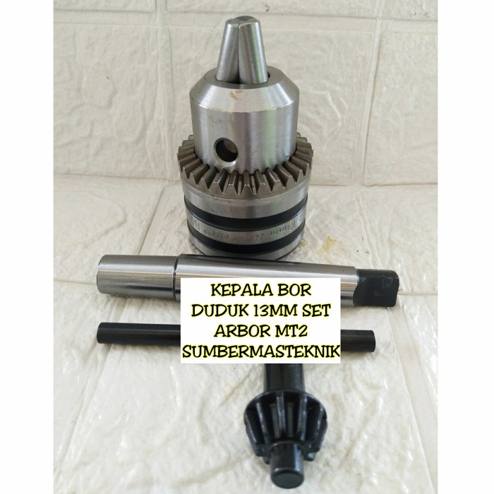kepala bor duduk 13mm set arbor chuck bor 13mm chuck bor duduk 13mm