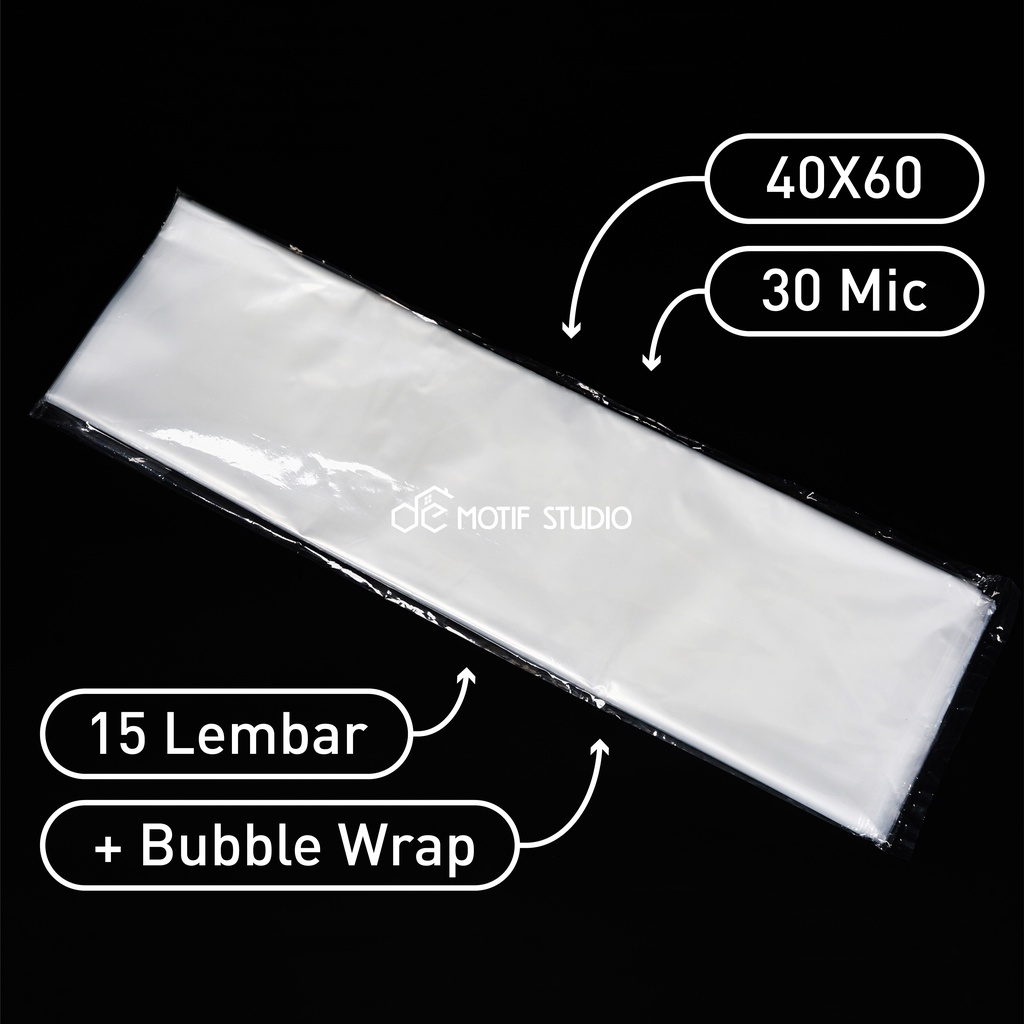 KANTONG PLASTIK PE BENING TRANSPARAN LENTUR ELASTIS PACKING BUNGKUS LAUNDRY BAJU PAKAIAN BONEKA SAMP