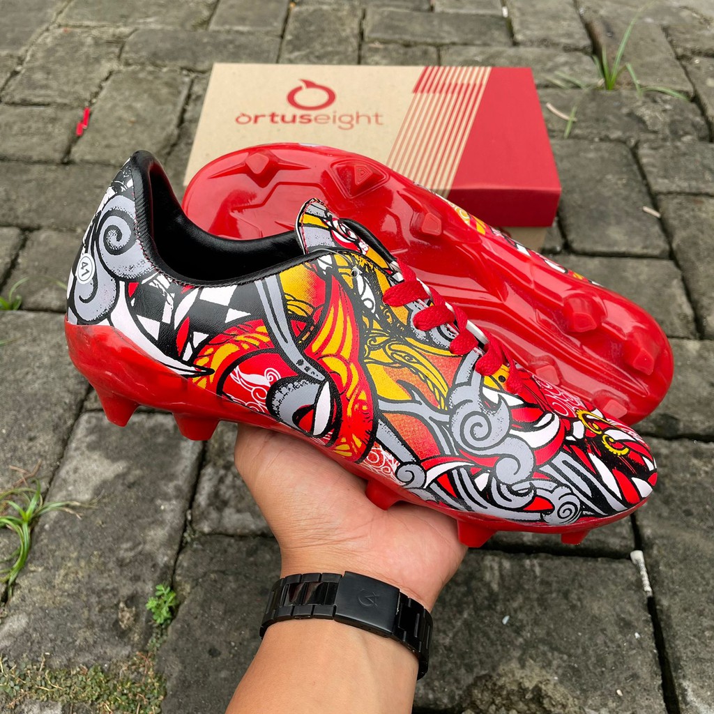 Sepatu Sepak Bola Ortuseight Catalyst Bima SepakBola Ortus Football - Merah sepatu bola