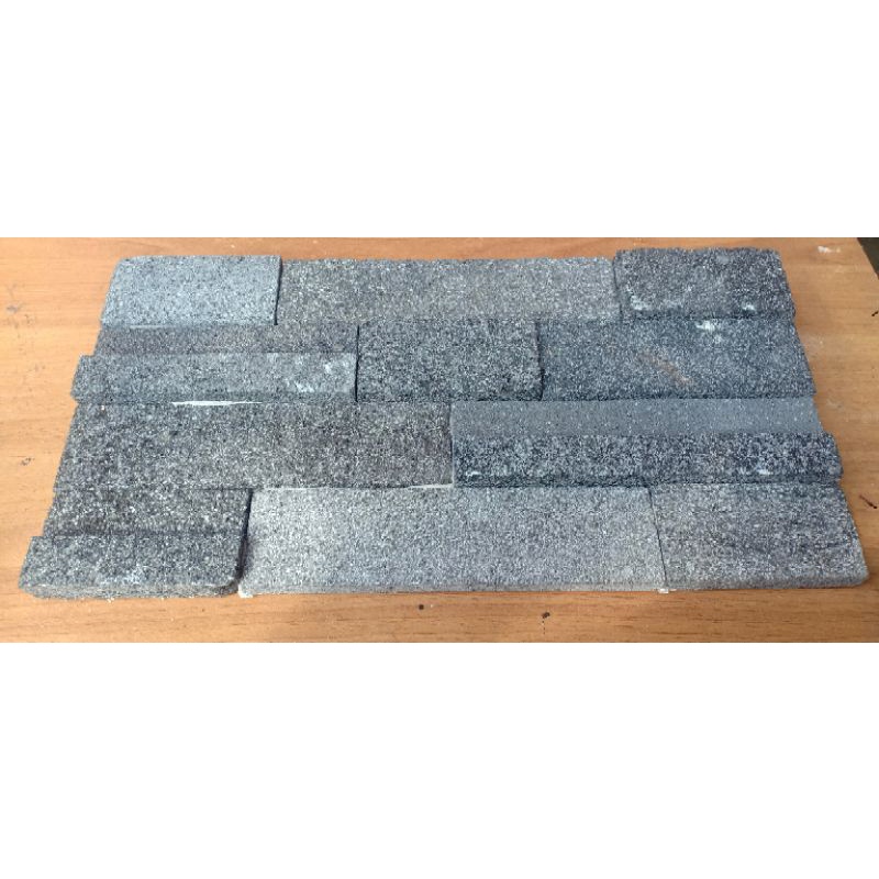 Cetakan Batu Alam Candi garis. 20x40