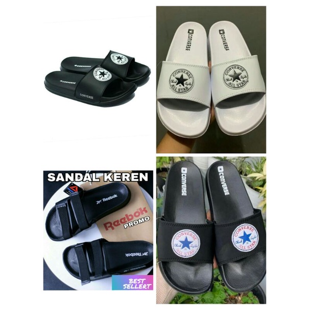 (Obral) Sandal Slop Pria Termurah / Sandal Slide Converse
