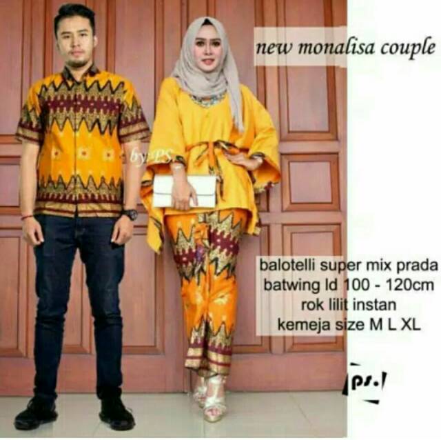 GROSIR BATIK NEW MONALISA COUPLE