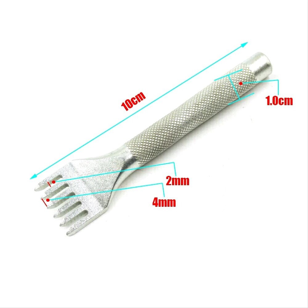 

Alat Untuk Kerajinan Kulit Pembolong Pelubang Kulit DIY Set 4pcs Lacing Stitching Holepunch Leather