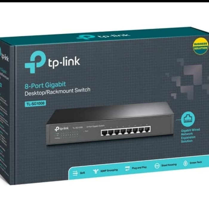 TP-Link SG1008 8-Port Desktop/Rackmount Gigabit Switch | TPLink