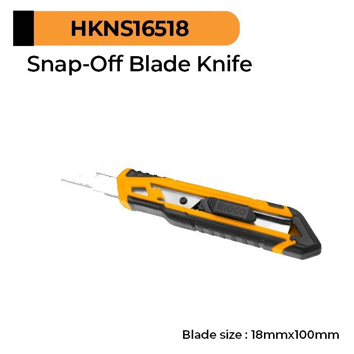 INGCO HKNS16518 Snap-Off Blade 18 mm Cutter Besar 18mm Pisau Cuter