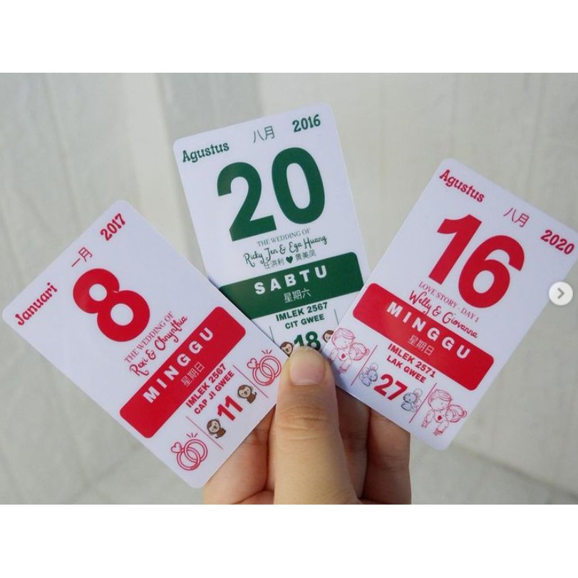 BIRTHDATE CARD / WEDDING DATE CARD / ANNIVERSARY CARD CUSTOM