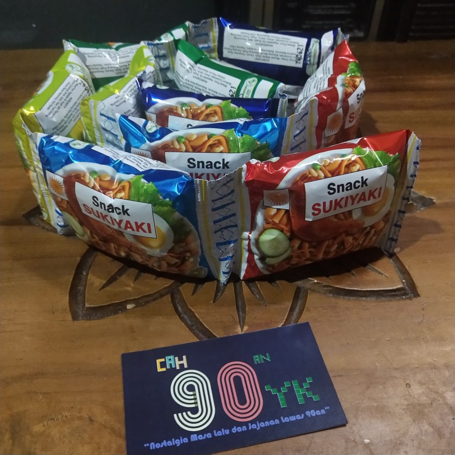 Snack SUKIYAKI. SNACK JADUL 90an isi 10 bungkus lebih besar
