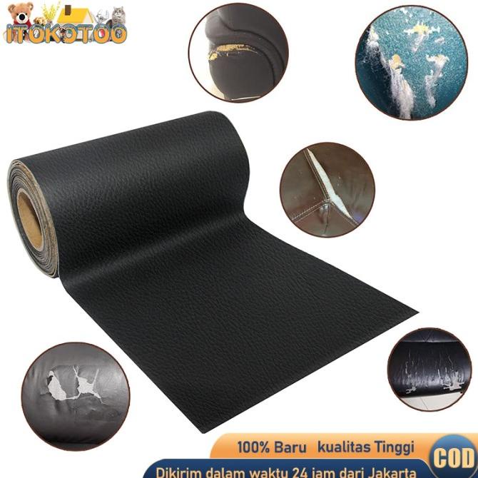 

(BISA COD) 35cmx137cm Sticker Stiker Kulit Sofa Furniture Leather Repair Patch TERBATAS Kode 379