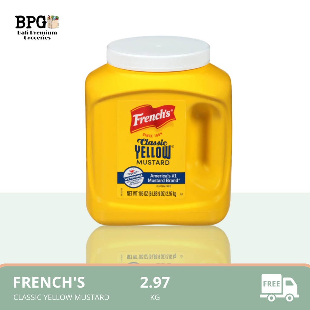 

FRENCH CLASSIC YELLOW MUSTARD 2.98KG