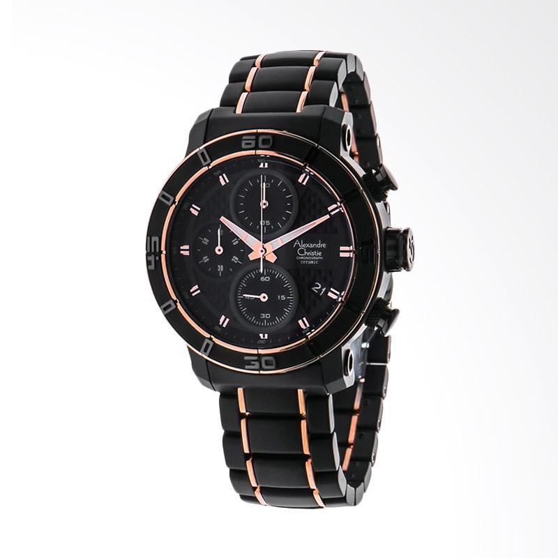 Alexandre Christie AC 6292 MC BBRBA Chronograph Black Dial