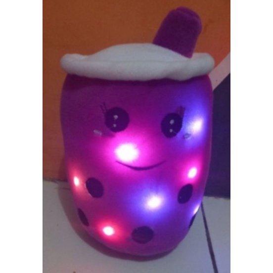 Boneka Boba Milk Led(Nyala)Kedip Uk30Cm Mainan Anak Viral Murah