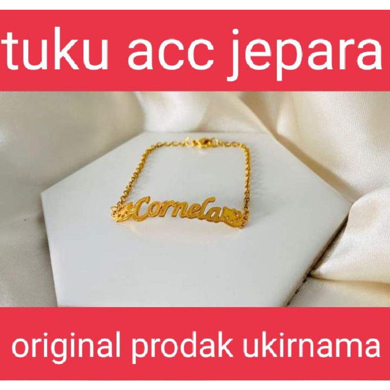 GELANG NAMA /GELANG UKIR NAMA CUSTOM /GELANG NAMA LAPIS