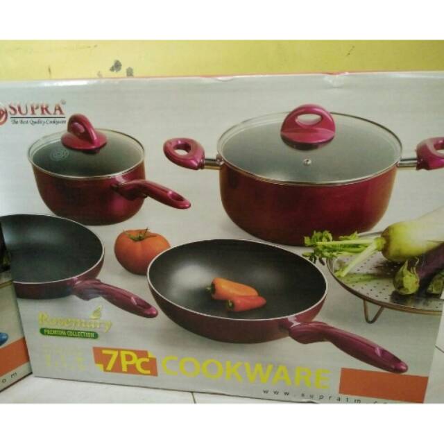 Panci Set Supra Rosemary 7Pcs