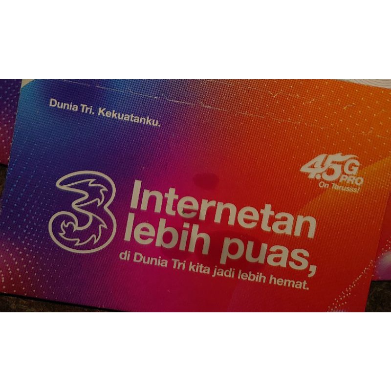 Kartu Perdana 3 Tri Three Sakti 25GB 25K