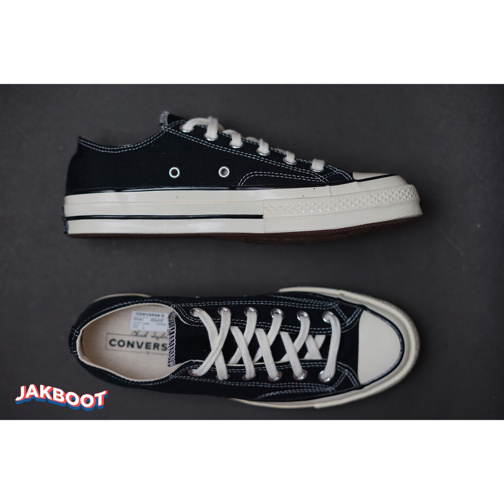 CONVERSE 70S LOW BLACK EGRET