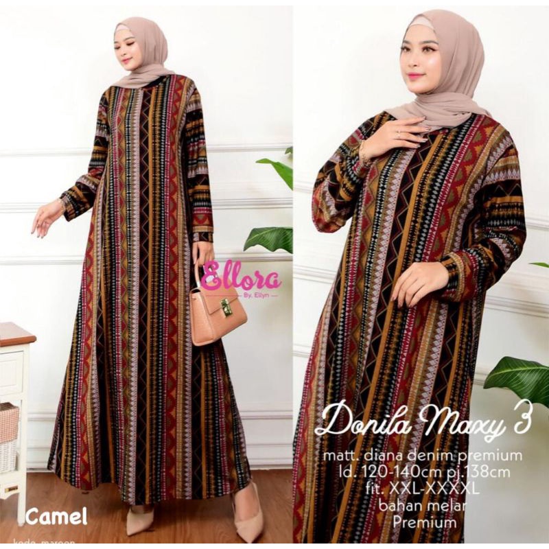 Baju Gamis Elegan Wanita Casual Import Premium Jumbo Gsmis Cewek Model Terbaru Terbaru 2022 Pesta Ko