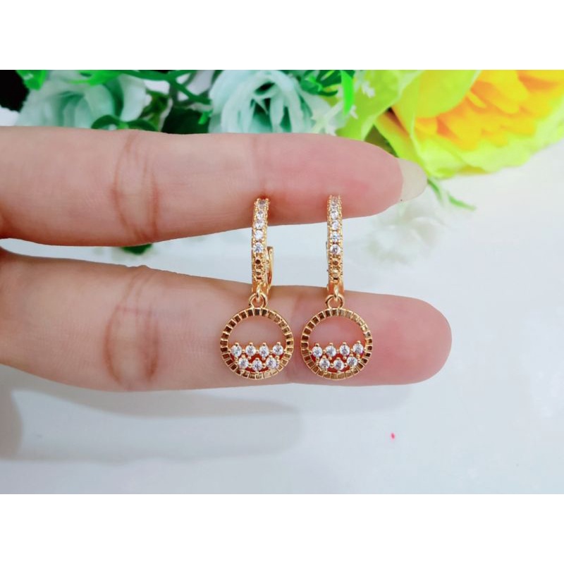 ANTING JEPIT PERMATA DENGAN LIONTIN MOTIF 002Q