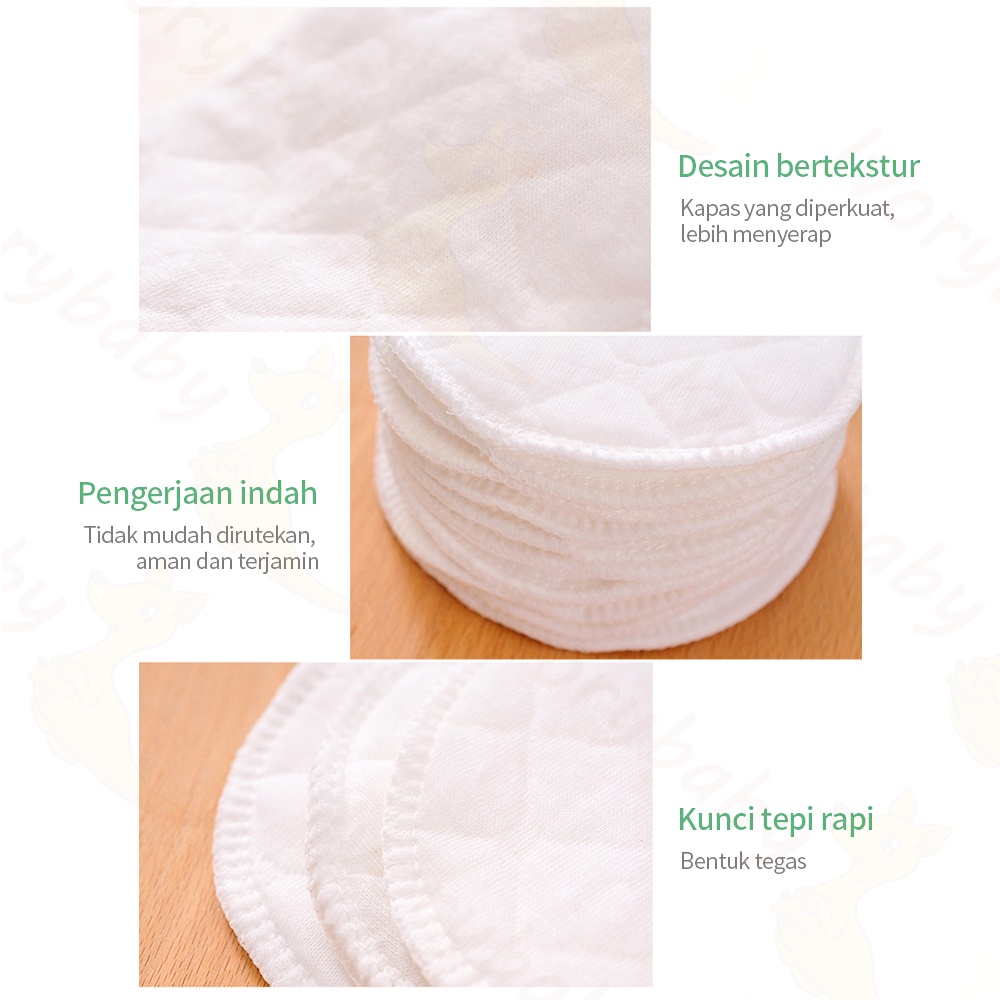 Ivorybaby Washable breast pad menyusui /penyerap asi ibu breastpad