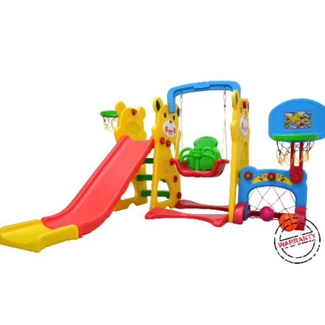 5 in 1 panda play &amp; grow slide swing