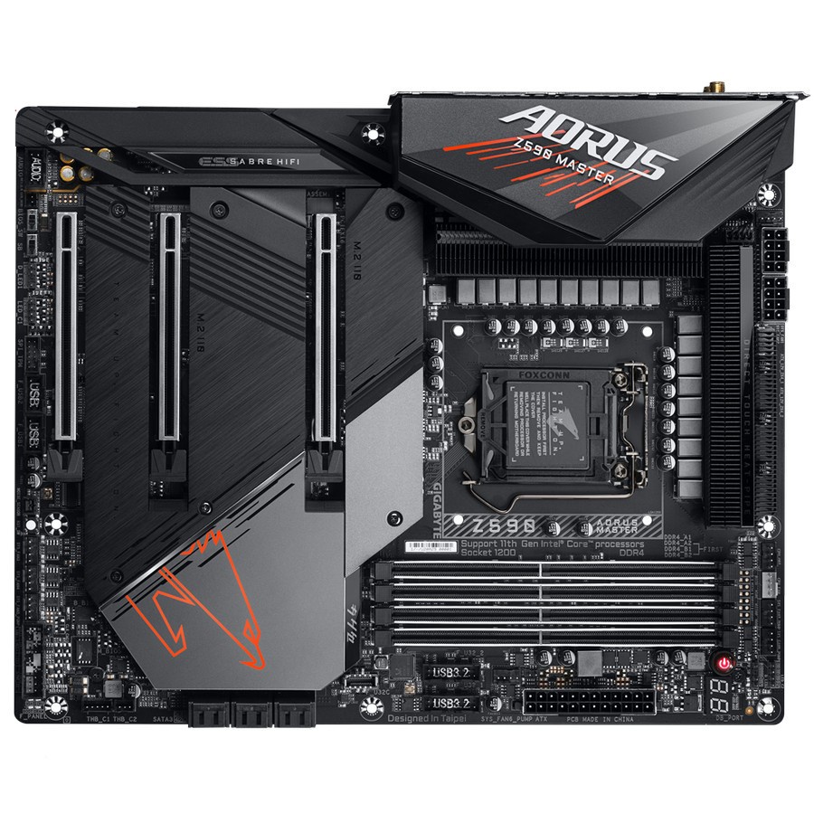 Motherboard Gigabyte Z590 Aorus Master (LGA1200, Z590,DDR4, USB3.2)