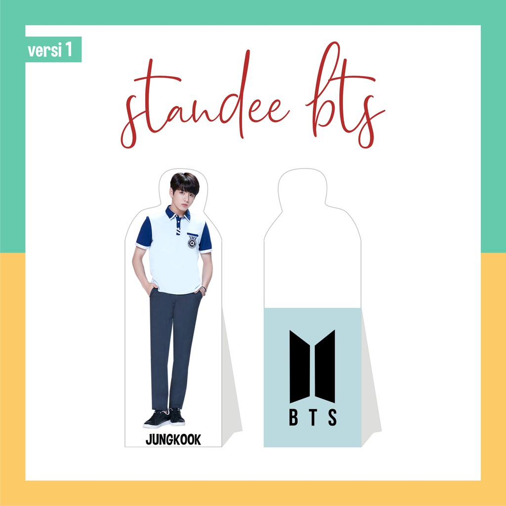 

STANDEE KERTAS BTS VERSI 1 (BACA DESKRIPSI)