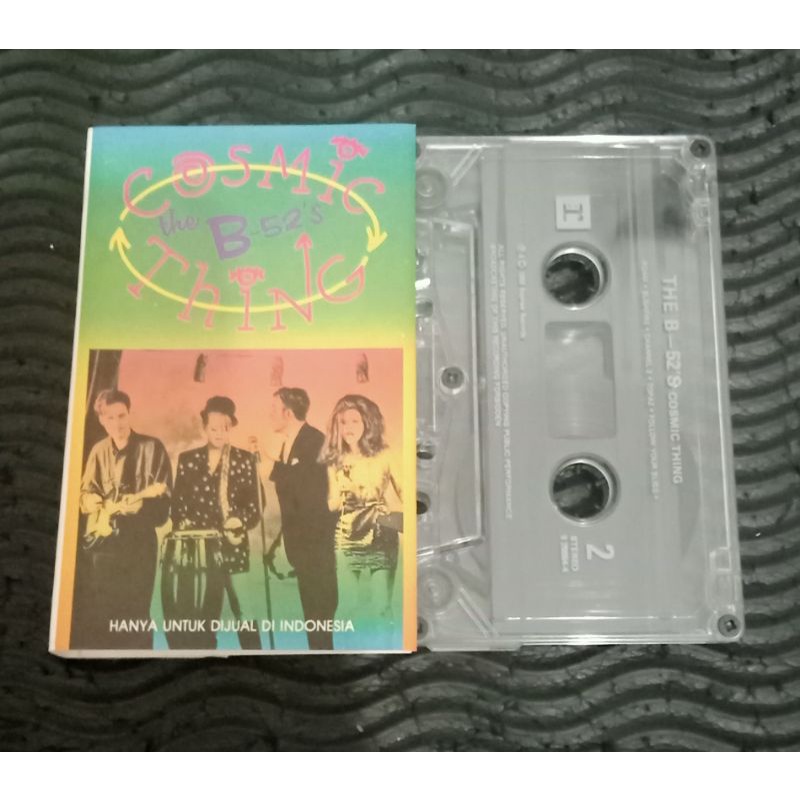 Kaset B 52's - cosmic thing - pop new wave