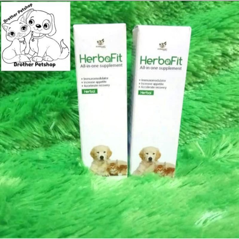 HERBAFIT - Vitamin Suplemen Anjing Kucing 10ml