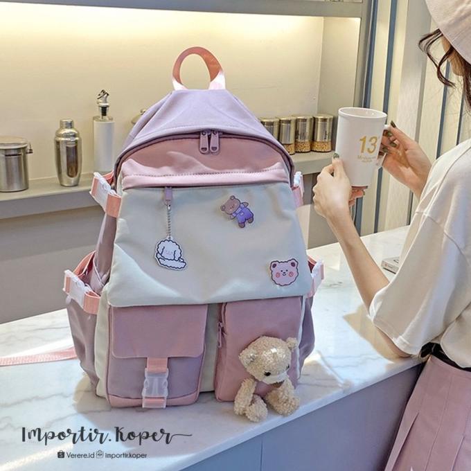Joshee Tas Ransel Wanita Backpack wanita Backpack pria X0215