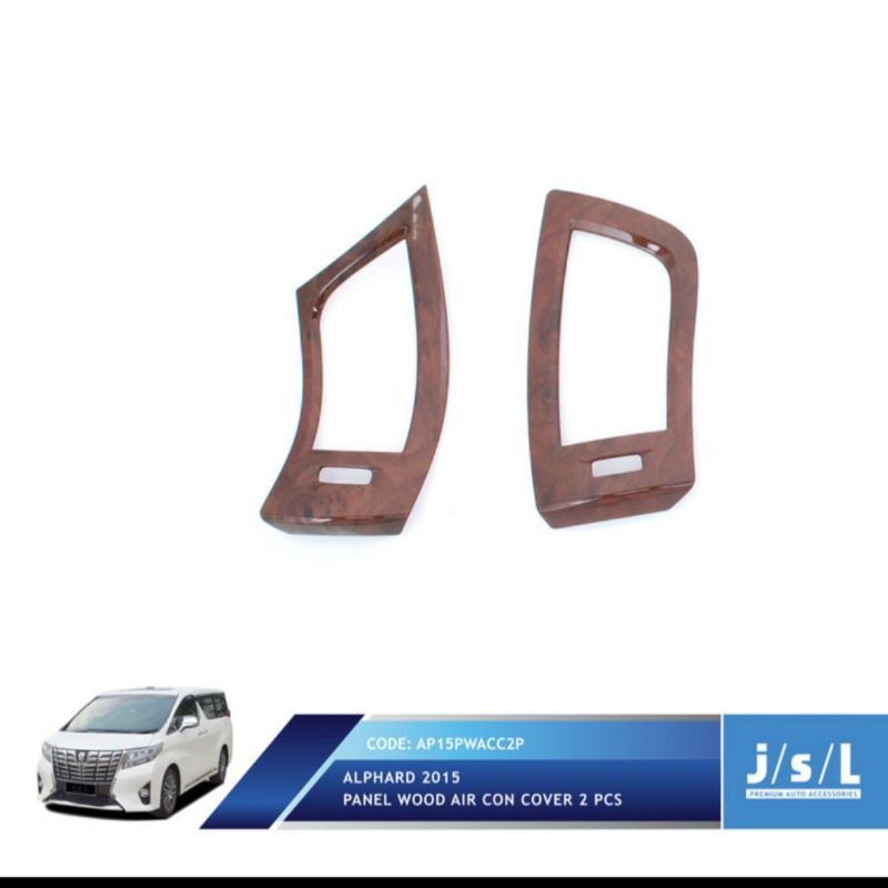 Cover list AC / air cord cover  all new Alphard Chrome &amp; Carbon &amp; Wood jsl