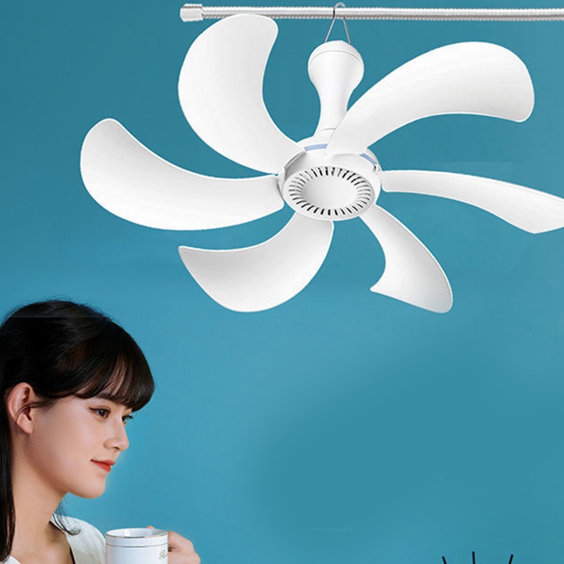 Vivi Ceiling Fan 220v 20W Kipas Angin Listrik Mini Hemat Energi Putih Diameter 43cm/17in