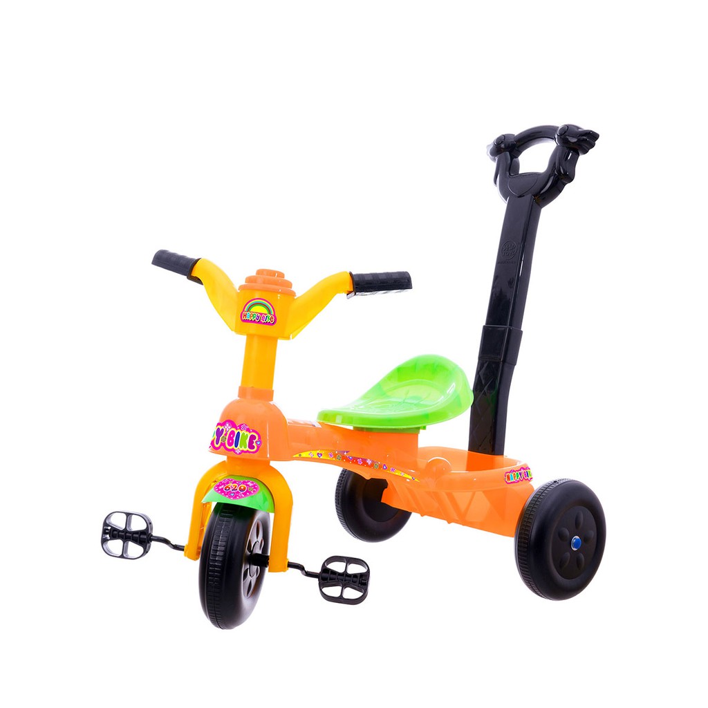 Mainan Anak Plastik Sepeda Anak Roda 3 Tricycle SHP TOYS HB 620 Happy Kids-Orange