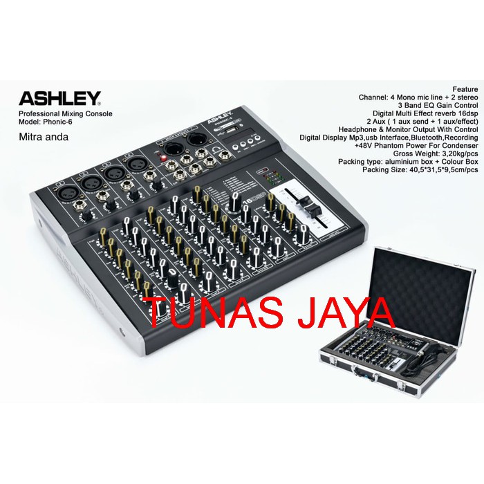 Mixer ashley phonic 6