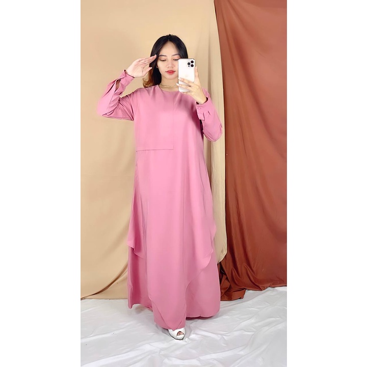 RX FASHION - MIZA DRESS BAHAN MOSCREPE - FASHION MUSLIM ***HIGH QUALITY*** 1R