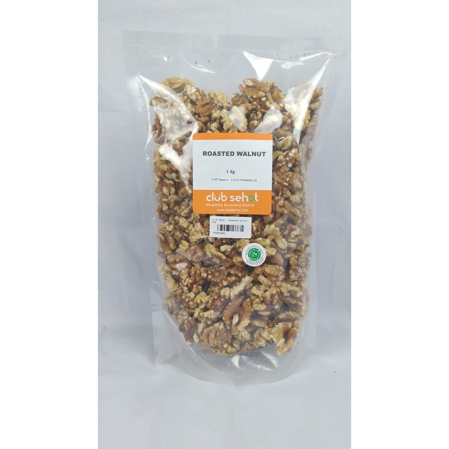 

Club Sehat - Roasted Walnut Kacang Walnut Panggang 1kg