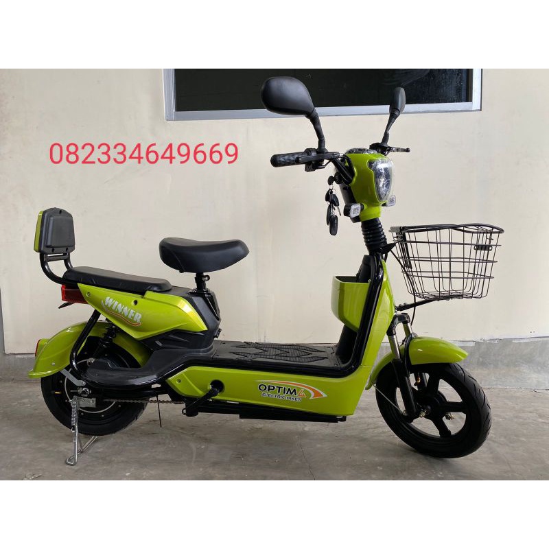 sepeda listrik new optima free ongkir p.jawa