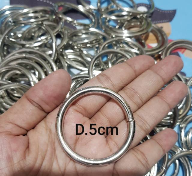 Ring bulat tebal D.3,5cm-6cm