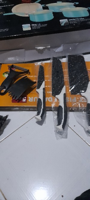 Pisau Batu Maifan Tajam Set 5in1 Set Dapur Lengkap Plus Kupasan Homewallpapershop